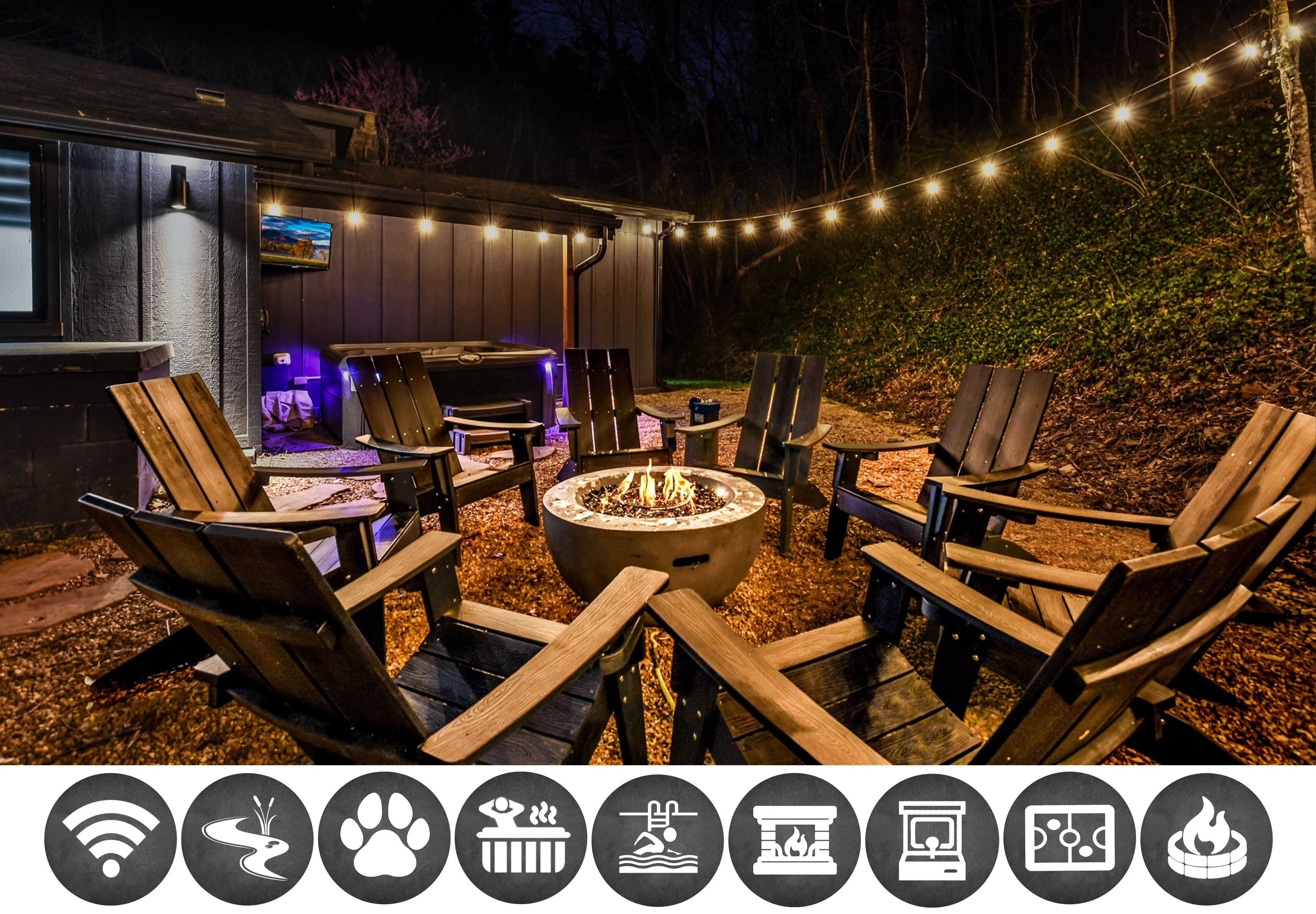 Cabaña, 3 habitaciones | Jardines del alojamiento