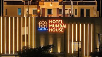 Front of property – evening/night