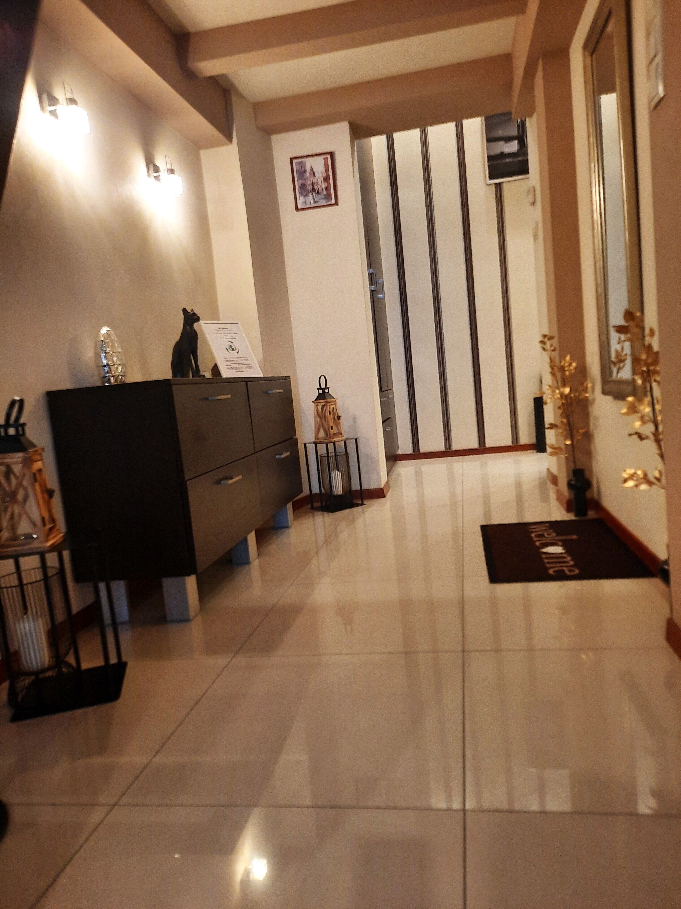 Luxury Senate Apartment | 起居区 | 平板电视