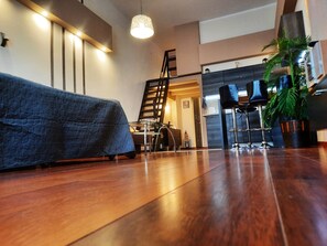 Luxury Senate Apartment | Living area | Flat-screen TV