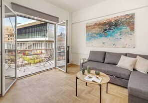 Comfort Apart Daire, 2 Yatak Odası, Tepe Manzaralı | Sokak manzarası