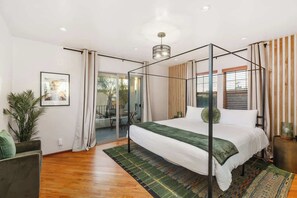 4 bedrooms, iron/ironing board, travel cot, WiFi