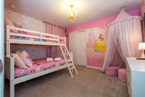 6 bedrooms, iron/ironing board, travel crib, WiFi