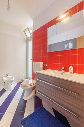 Shower, hair dryer, bidet