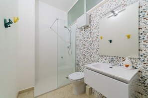 Shower, hair dryer