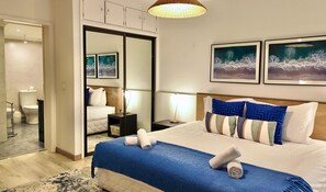 2 bedrooms, iron/ironing board, travel crib, WiFi