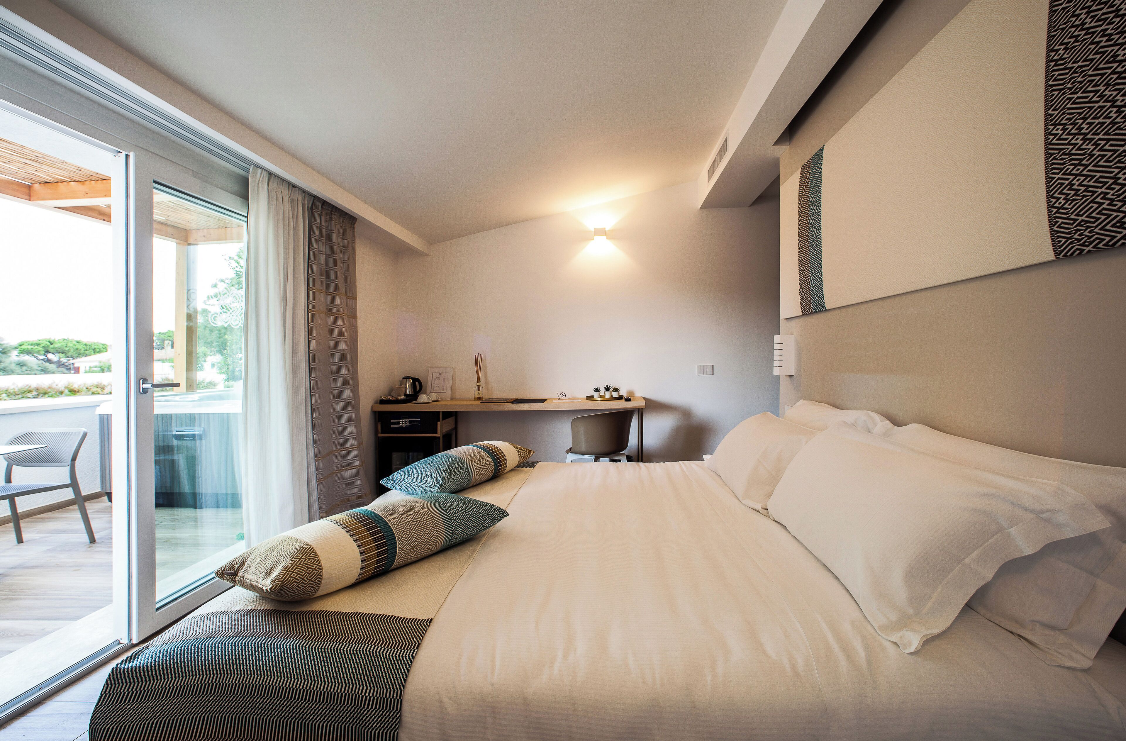 In-room safe, desk, laptop workspace, blackout drapes