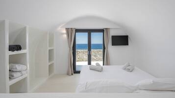 Villa de lujo, vistas al mar | 1 dormitorio, sábanas de algodón egipcio, ropa de cama de alta calidad