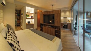 1 dormitorio, tabla de planchar con plancha, cuna de viaje y wifi