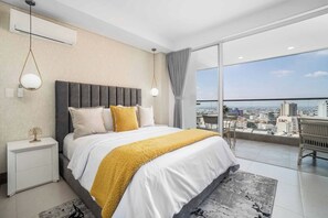 1 dormitorio, tabla de planchar con plancha, cuna de viaje y wifi