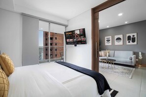 2 bedrooms, iron/ironing board, travel crib, WiFi