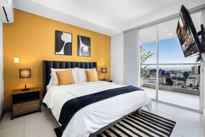 2 bedrooms, iron/ironing board, travel crib, WiFi