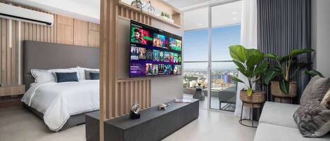 1 bedroom, iron/ironing board, travel cot, WiFi