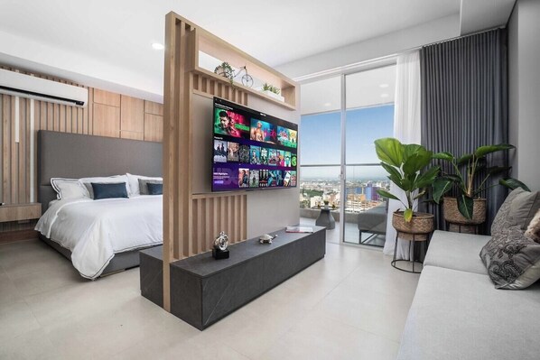 1 bedroom, iron/ironing board, travel crib, WiFi