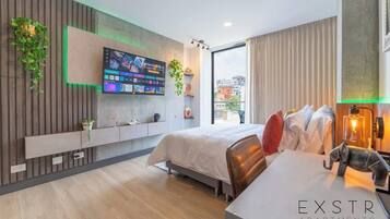 1 間睡房、可攜式嬰兒床、Wi-Fi、床單