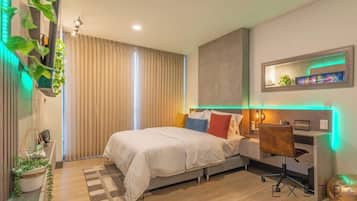 1 間睡房、可攜式嬰兒床、Wi-Fi、床單