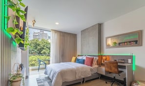 1 bedroom, travel crib, WiFi, bed sheets