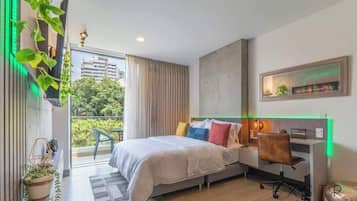 1 dormitorio, cuna de viaje, wifi y ropa de cama