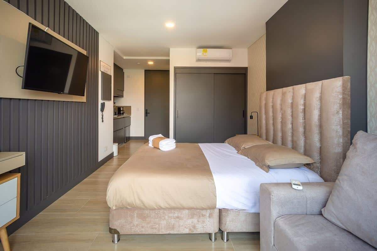 1 sovrum, strykjärn/strykbräda och wi-fi