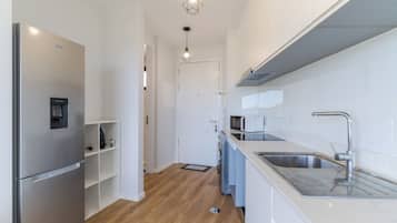 Studio Comfort, balkon, pemandangan kota | Dapur pribadi