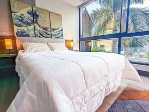 1 chambre, fer et planche à repasser, Wi-Fi gratuit, draps fournis