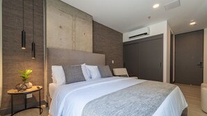 1 غرفة نوم ومكواة/لوح كي وواي فاي وملاءات أسرّة