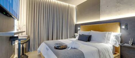 1 soverom, skrivebord, strykejern/-brett og wi-fi