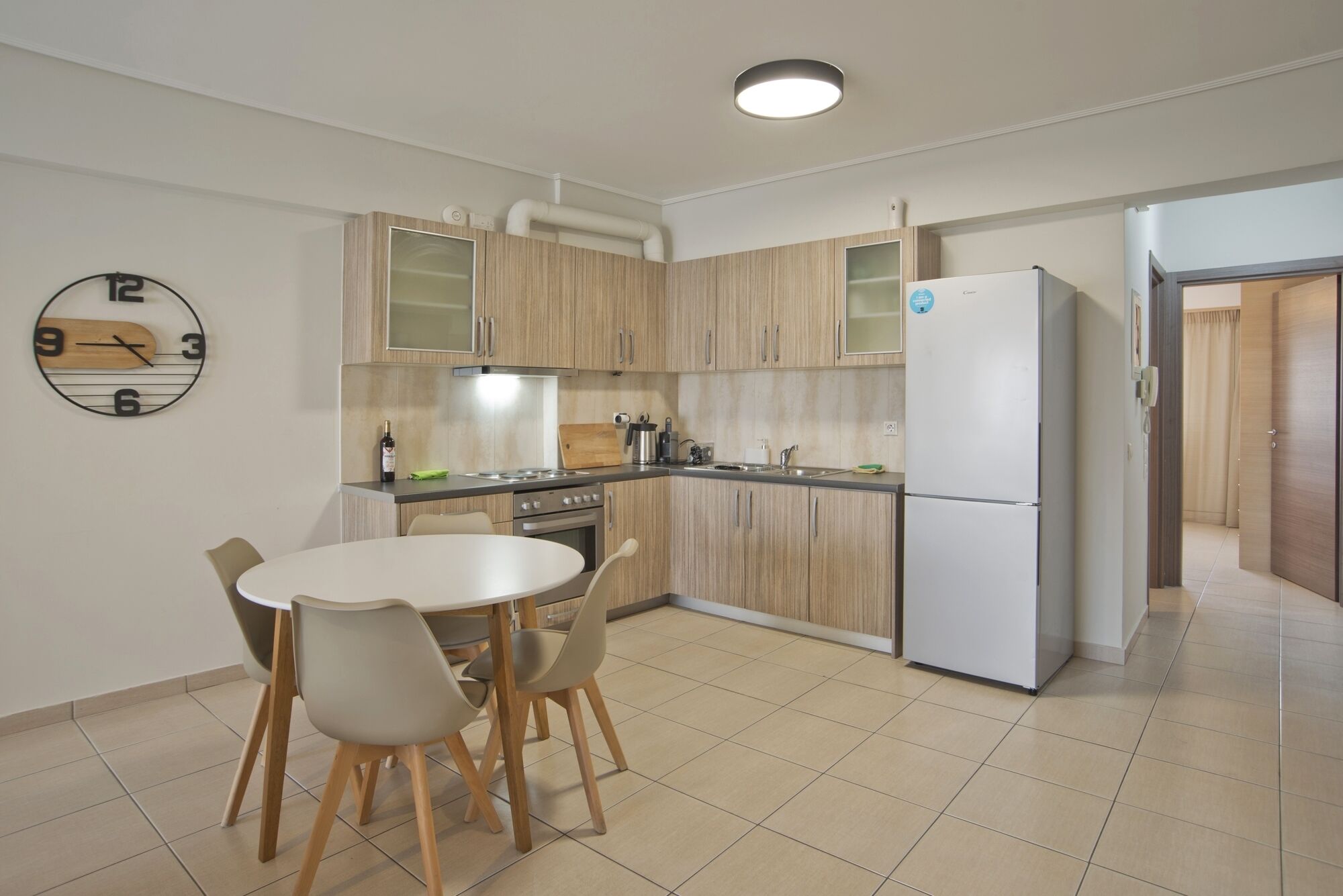 Fridge, oven, stovetop, toaster
