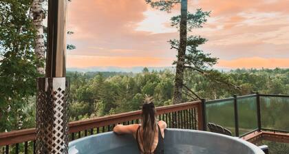 Dome 01 - The Pine, Le Pin | Vue Panoramique, Spa Privé & Filet Suspendu