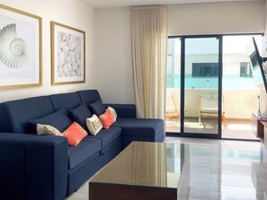 TV, offices - Cerritos Beach Apartment: Steps from the Sand (Mazatlan)