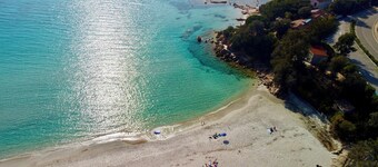 Villa with sea view, spa and Ruppione beach on foot