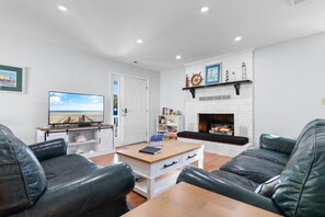 TV connectée, cheminée