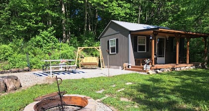 Tranquil campsite with AC in the woods of Danville