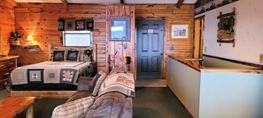 Tabla de planchar con plancha, wifi gratis y ropa de cama 