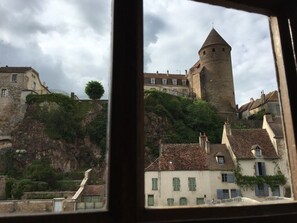 Blick von der Unterkunft