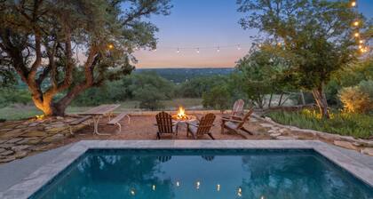 Beautiful French Country Villa wt Pool & Fire-pit in marvelous Austin