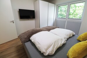 2 Schlafzimmer, Reisekinderbett, kostenloses WLAN, Rollstuhlgeeignet