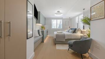 1 Schlafzimmer, Bügeleisen/Bügelbrett, kostenloses WLAN, Bettwäsche