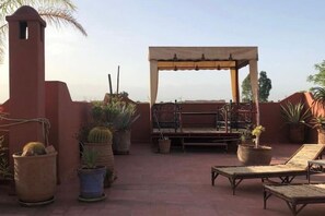 Terrace/patio - Private olive farm for families | Marrakech | Pool (Marrakesh)