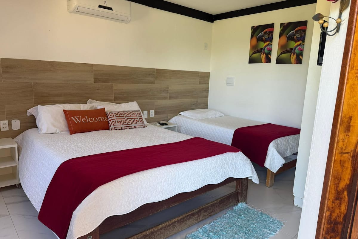 Basic-Dreibettzimmer | Allergikerbettwaren, schallisolierte Zimmer, kostenloses WLAN