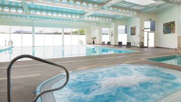 Indoor pool, outdoor pool