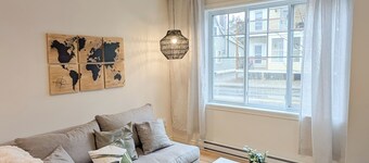 Cozy 3 1/2 près de l'ancienne gare de Saint-Jovite - Escapade à Tremblant!