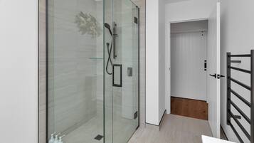 Shower, hair dryer