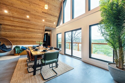 A-Frame with Heated  Mini-Pool, Stunning Views