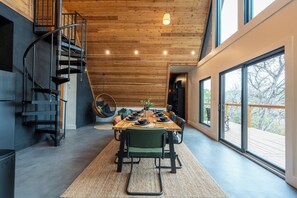 Dining - A-Frame with Heated  Mini-Pool, Stunning Views (Canyon Lake)