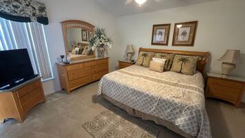 House, Multiple Beds, Pool Access, Pool View (Cumbrian Sunset Villa) | 4 bedrooms, individually decorated, individually furnished, bed sheets