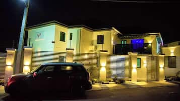 Front of property - evening/night
