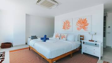 3 habitaciones, cuna de viaje, wifi gratis y ropa de cama