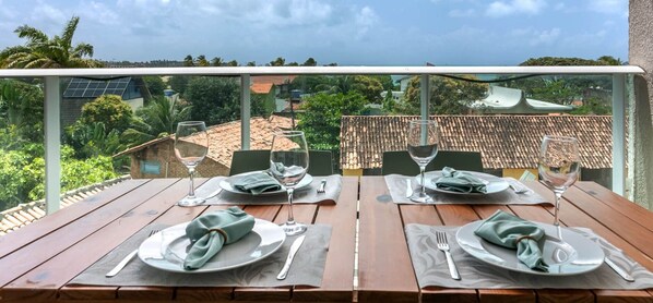 Apartamento | Opções para refeição ao ar livre