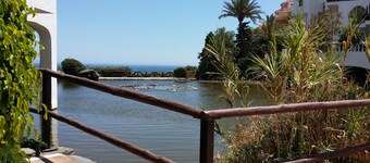 Enjoy views, Capistrano Playa 709, right above Burriana beach, Nerja